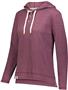 Holloway Ladies Loose Coast Hoodie 229778 MAROON HEATHER Primary