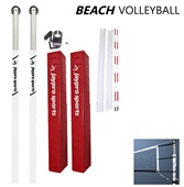 Beach Volleyball System (3.5" Ground Sleeve) NFHS, NCAA, USVBA Compliant