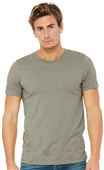 Bella+Canvas Unisex Heather CVC Short Sleeve Tee 3001CVC HEATHER STONE Primary