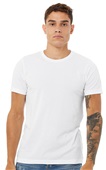 Bella+Canvas Unisex Heather CVC Short Sleeve Tee 3001CVC SOLID WHITE BLEND Primary