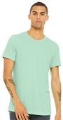 Bella+Canvas Unisex Heather CVC Short Sleeve Tee 3001CVC HEATHER MINT Primary