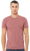 Bella+Canvas Unisex Heather CVC Short Sleeve Tee 3001CVC HEATHER MAUVE Primary
