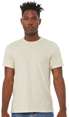 Bella+Canvas Unisex Heather CVC Short Sleeve Tee 3001CVC HEATHER PRISM NATURAL Primary