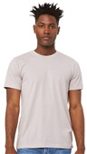 Bella+Canvas Unisex Heather CVC Short Sleeve Tee 3001CVC HEATHER COOL GREY Primary