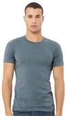 Bella+Canvas Unisex Heather CVC Short Sleeve Tee 3001CVC HEATHER SLATE Primary