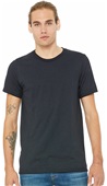 Bella+Canvas Unisex Made in the USA Jersey T-Shirt BLACK Primary