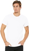 Bella+Canvas Unisex Made in the USA Jersey T-Shirt WHITE Primary
