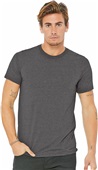 Bella+Canvas Unisex Made in the USA Jersey T-Shirt DARK GREY HEATHER Primary