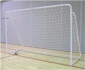 Soccer Goal (Indoor/Outdoor) - Steel - Folding Soccer Goal (7 ft.H x 12 ft.W x 4 ft.D) - Portable