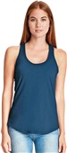 Next Level Ladies Gathered Racerback Tank MIDNIGHT NAVY Primary
