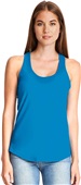 Next Level Ladies Gathered Racerback Tank TURQUOISE Primary