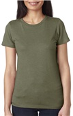 Next Level Ladies Triblend Crew MILITARY GREEN Primary