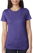 Next Level Ladies Triblend Crew PURPLE RUSH Primary