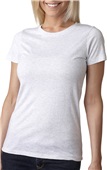 Next Level Ladies Triblend Crew HEATHER WHITE Primary