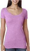 Next Level Ladies Triblend Scoop VINTAGE LILAC Primary