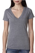 Next Level Ladies Triblend Deep V-Neck PREMIUM HEATHER Primary
