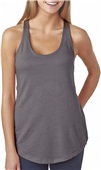 Next Level Ladies French Terry Racerback Tank DARK GRAY Primary