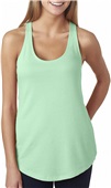 Next Level Ladies French Terry Racerback Tank MINT Primary