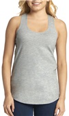 Next Level Ladies French Terry Racerback Tank HEATHER GRAY Primary