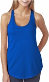 Next Level Ladies French Terry Racerback Tank ROYAL Primary