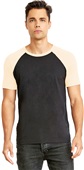 Next Level Unisex Raglan Short-Sleeve T-Shirt NATURAL/BLACK Primary