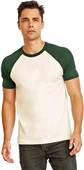 Next Level Unisex Raglan Short-Sleeve T-Shirt FOREST GREEN/NATURAL Primary