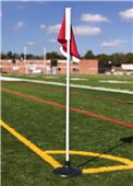 Corner Flags - Premium - with Rubber Base (Set of 4)