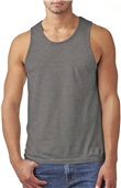 Next Level Mens CVC Tank DARK HEATHER GRAY Primary