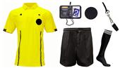 Mens Soccer Referee Jersey Short Complete Kit Mens Soccer Referee Jersey Short Complete Kit