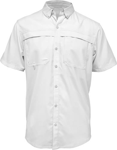 E136303 Baw Adult Short Sleeve Fishing Shirt