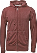 Baw Adult Burnout Full-Zip Jacket VINTAGE MAROON Primary