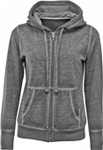 Baw Ladies Burnout Full-Zip Jacket VINTAGE BLACK Primary
