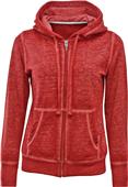 Baw Ladies Burnout Full-Zip Jacket VINTAGE RED Primary