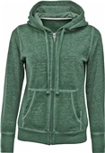 Baw Ladies Burnout Full-Zip Jacket VINTAGE FOREST Primary