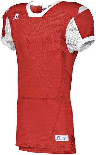 Adult Football Game Jersey (A2XL,AXL,AL - White/Cardinal or White