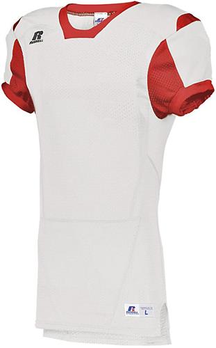 Adult Football Game Jersey (A2XL,AXL,AL - White/Cardinal or White