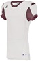 Adult Football Game Jersey (A2XL,AXL,AL - White/Cardinal or White/Maroon), (A3XL - Purple/WT) WHITE/MAROON Primary