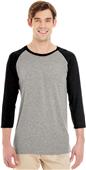 Adult 3/4 sleeveTRI-BLEND Baseball Raglan Tee Adult 3/4 sleeveTRI-BLEND Baseball Raglan Tee