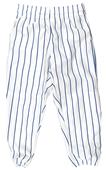 Youth Pull-Up Baseball Pants (YM - White w/Royal,Navy -Pinstripes) 