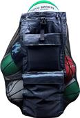 Epic 35"H x 18"W Mesh Ball Bag w/ Backstraps & Pockets