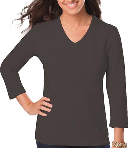 Tシャツ・カットソー 3 TAP ISLAS V Neck T Shirt (2color) Organic Colours V-neck T-shirt Womens – Earth Wardrobe