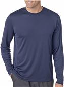 Hanes Adult Cool Dri FreshIQ LS T-Shirt NAVY Primary