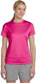 Hanes Ladies Cool Dri FreshIQ Performance T-Shirt WOW PINK Primary