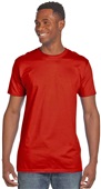 Hanes Unisex/Youth Ringspun Cotton Nano-T T-Shirt DEEP RED Primary