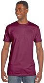 Hanes Unisex/Youth Ringspun Cotton Nano-T T-Shirt MAROON Primary