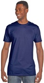 Hanes Unisex/Youth Ringspun Cotton Nano-T T-Shirt NAVY Primary