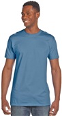 Hanes Unisex/Youth Ringspun Cotton Nano-T T-Shirt DENIM BLUE Primary