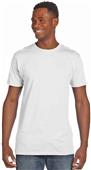 Hanes Unisex/Youth Ringspun Cotton Nano-T T-Shirt WHITE Primary