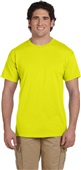 Hanes Adult Youth 50/50 Ecosmart T-Shirt SAFETY GREEN Primary