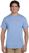 Hanes Adult Youth 50/50 Ecosmart T-Shirt LIGHT BLUE Primary